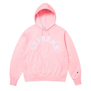 Supreme Champion Logo Hoodie (Pink)