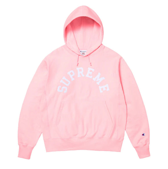 Supreme Champion Logo Hoodie (Pink)