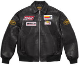 Supreme Vanson Leather Spider-Man Jacket Black