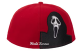 Supreme Ghostface Box Logo New Era Fitted Cap (Red)